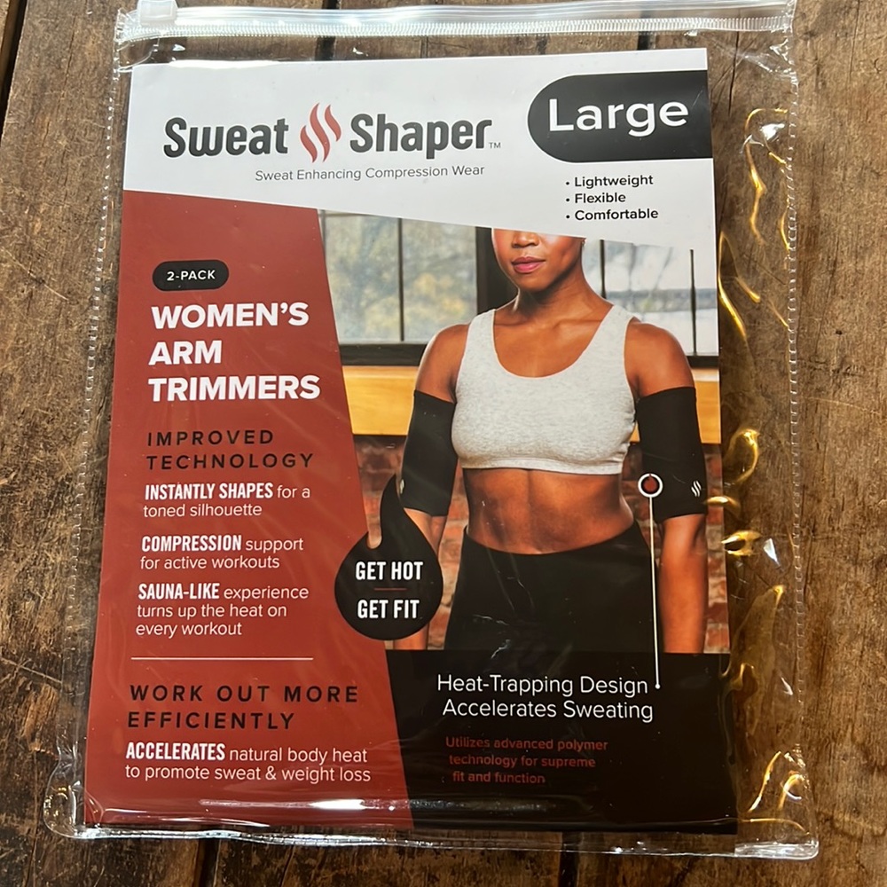 Sweat shaper womens arm trimmers size large
